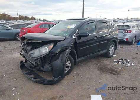2013 Honda Cr-V Ex-L из США, поврежденный, VIN 2HKRM4H76DH666504